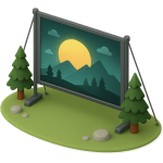 ¿Dónde ves películas bajo las estrellas?